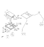 Diagram for 2007 Hyundai Santa Fe Sunroof - 81610-0W000