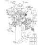 Diagram for 2008 Hyundai Santa Fe Engine Control Module - 39110-3C510