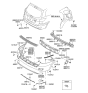 Diagram for Hyundai Santa Fe Body Mount Hole Plug - 84146-11000