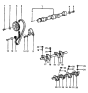 Diagram for 1988 Hyundai Excel Timing Belt - 24312-21040