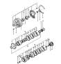 Diagram for 1994 Hyundai Accent Clutch Disc - 45473-36061