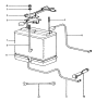 Diagram for 1987 Hyundai Excel Battery Cable - 37220-21000