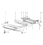 Diagram for 1988 Hyundai Excel Bumper - 86510-21060