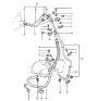 Diagram for 1988 Hyundai Excel Power Steering Pump - 57100-21010