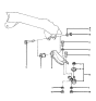 Diagram for 1989 Hyundai Excel Control Arm - 54520-21100