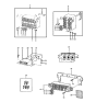 Diagram for 1987 Hyundai Excel Fuse Box - 91710-21001