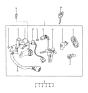 Diagram for 1988 Hyundai Excel Car Key - 81996-21000