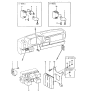 Diagram for Hyundai Turn Signal Flasher - 95550-21050