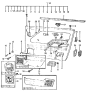 Diagram for 1988 Hyundai Excel Armrest - 82710-21003-DL