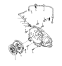 Diagram for 1989 Hyundai Sonata Release Bearing - 41421-21300