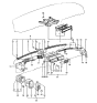 Diagram for Hyundai Excel Blend Door Actuator - 97416-21000