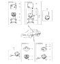 Diagram for Hyundai Excel Car Speakers - 96360-21310