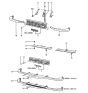 Diagram for 1987 Hyundai Excel Grille - 86351-21240