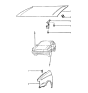 Diagram for 1985 Hyundai Excel Hood Hinge - 79110-21000