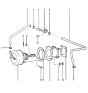 Diagram for 1986 Hyundai Excel Brake Booster - 59110-21310