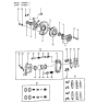 Diagram for 1985 Hyundai Excel Wheel Seal - 51713-21100