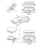 Diagram for 1985 Hyundai Excel Relay Block - 95229-21000