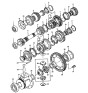 Diagram for 1989 Hyundai Excel Synchronizer Ring - 43374-11000