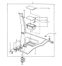 Diagram for 1985 Hyundai Excel Ashtray - 83760-11011-AM