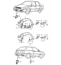 Diagram for Hyundai Excel Mud Flaps - 86481-21151