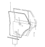 Diagram for 1985 Hyundai Excel Weather Strip - 83110-21010