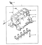 Diagram for 1987 Hyundai Excel Oil Pressure Switch - 94750-11010