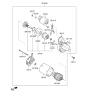 Diagram for 2001 Hyundai Accent Armature - 36150-02555