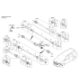 Diagram for 2021 Hyundai Tucson Axle Shaft - 49501-D3050