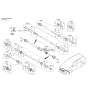 Diagram for Hyundai Axle Shaft - 49501-D3030