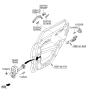 Diagram for Hyundai Tucson Door Check - 79480-D3000