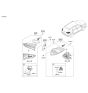 Diagram for Hyundai Tail Light - 92401-D3010