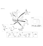 Diagram for 2017 Hyundai Tucson Battery Cable - 91850-D3040