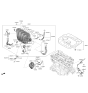 Diagram for Hyundai Engine Cover - 29240-2GGA1