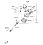 Diagram for 2015 Hyundai Tucson Steering Shaft - 56400-D3000