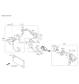 Diagram for 2015 Hyundai Tucson A/C Hose - 97775-D3800