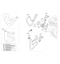 Diagram for 2014 Hyundai Veloster Drive Belt - 25212-2B720