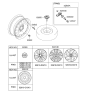 Diagram for 2015 Hyundai Tucson Spare Wheel - 52910-D3410