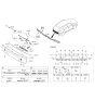 Diagram for 2018 Hyundai Tucson Emblem - 86310-D3000