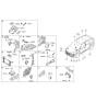 Diagram for Hyundai Tucson Horn - 96630-D3000