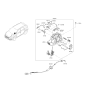 Diagram for Hyundai Automatic Transmission Shift Levers - 46700-D3060