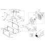 Diagram for 2018 Hyundai Tucson Radiator - 25310-D3500