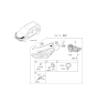 Diagram for 2017 Hyundai Tucson Light Socket - 92161-D3050