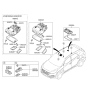 Diagram for 2017 Hyundai Tucson Dome Light - 92891-3S000-YAK