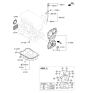 Diagram for Hyundai Timing Cover - 21350-2E310