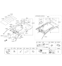 Diagram for 2015 Hyundai Tucson Sun Visor - 85202-D3110-YAK