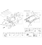 Diagram for 2017 Hyundai Tucson Sun Visor - 85202-D3110-YAK