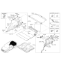 Diagram for Hyundai Kona Electric Interior Light Bulb - 92620-D3000