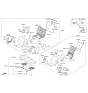 Diagram for 2015 Hyundai Tucson Seat Cushion - 89100-D3010-T8G