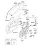 Diagram for 2016 Hyundai Tucson Window Regulator - 82471-D3010