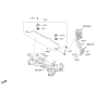 Diagram for 2020 Hyundai Tucson Sway Bar Link - 54830-D3000